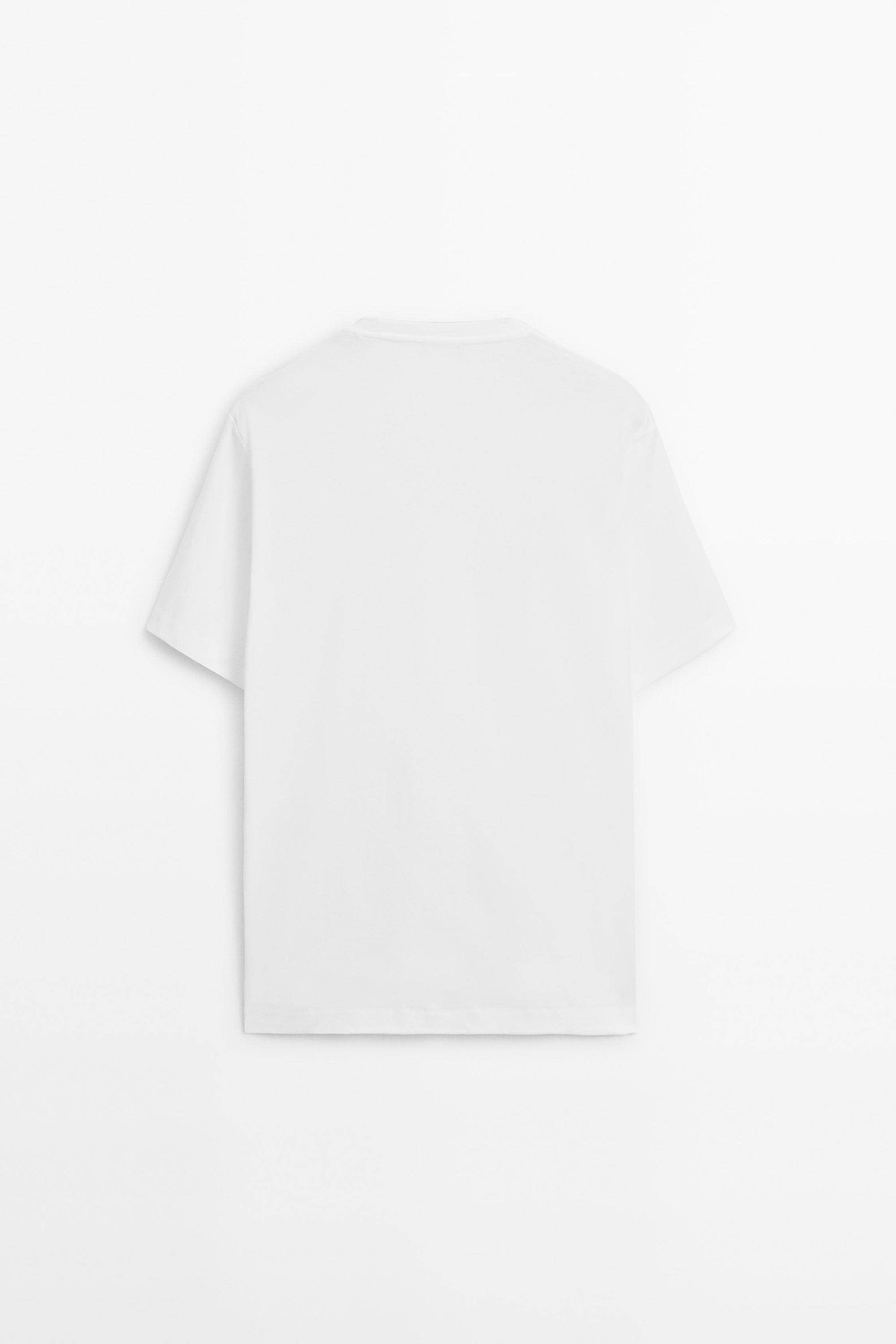 100% mercerised cotton T-shirt